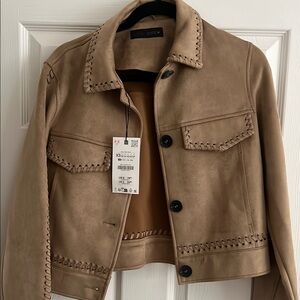 Tan Suede Women's Jacket